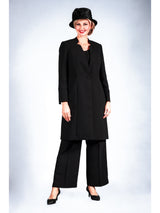 3pc Long Jkt+Cami+Pants Suit-Plus