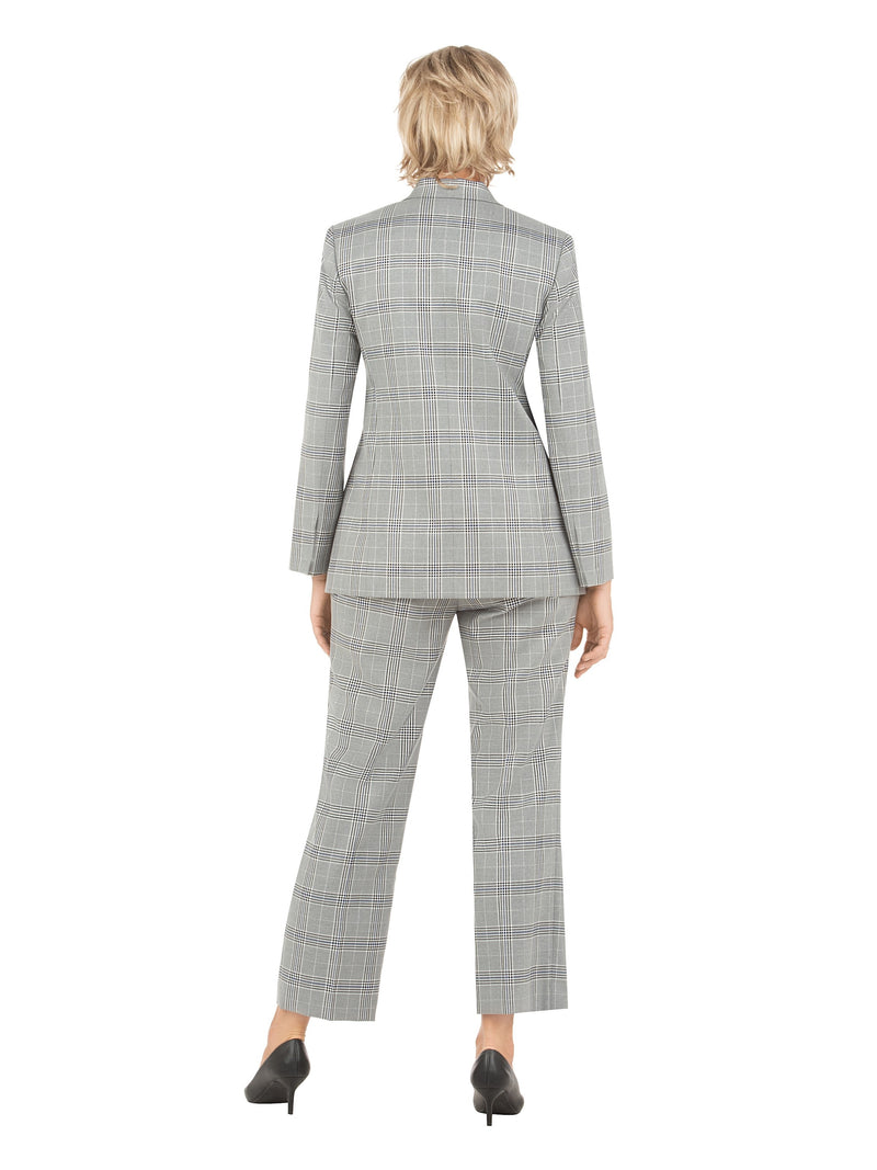 2pc Dbl Brstd Wdpn Jkt + Pants Suit