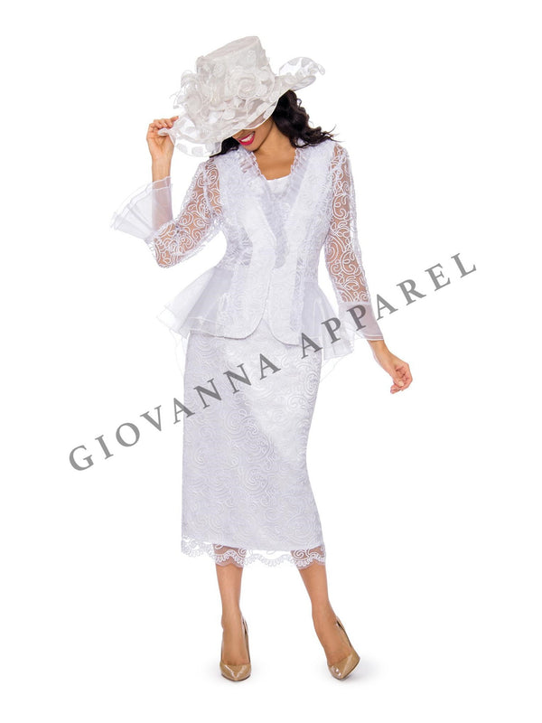Giovanna Church Dress D1516-Royal/Gold