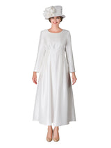 1pc Shantung A-line Simple Dress w/ Belt