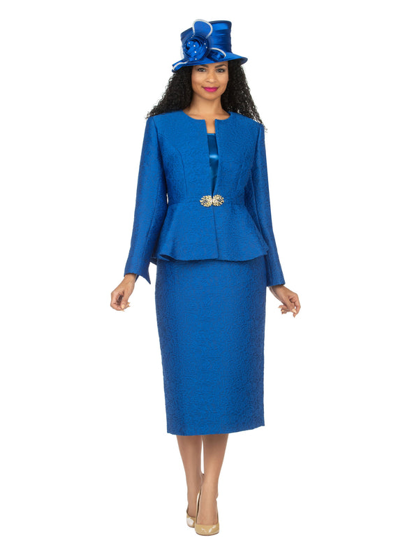 Giovanna 3 Piece Skirt Suit G0844-ROY Size 10-24W – fitrite fashions